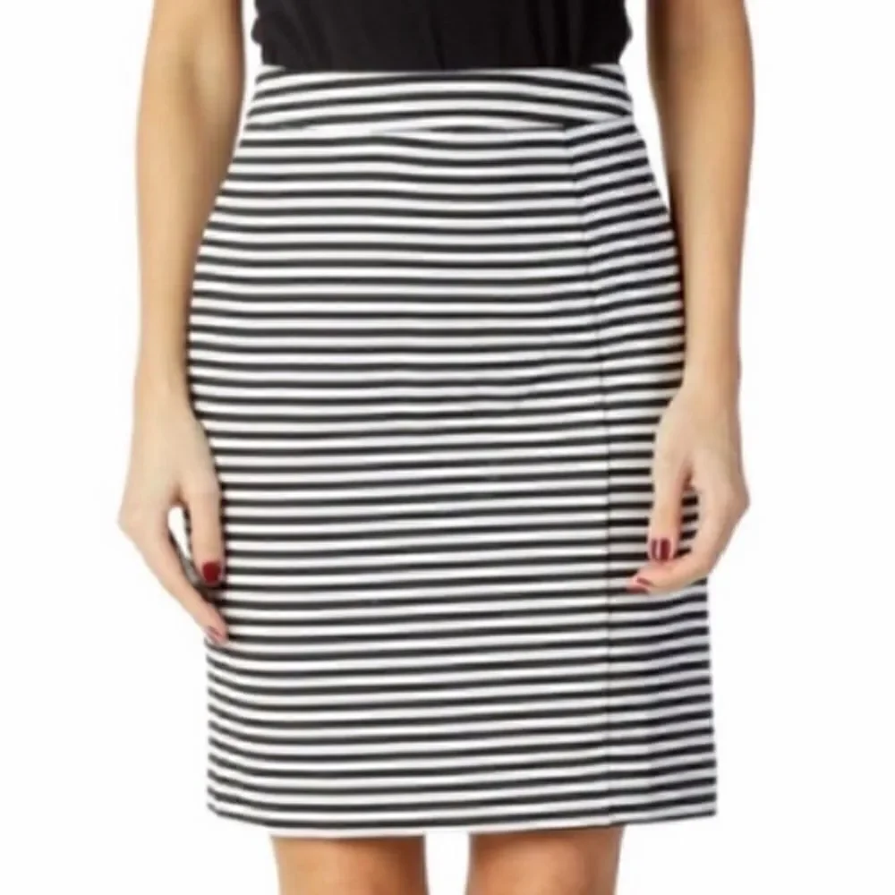 41 Hawthorn Black & White Pencil Short Skirt Size Medium